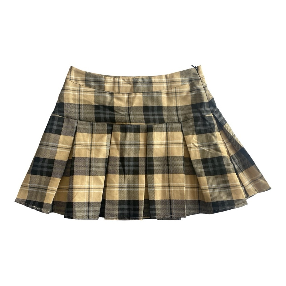 Hesperus Young Contemporary Plaid Print Pleated‎ 100% Polyester Skirt Size 12